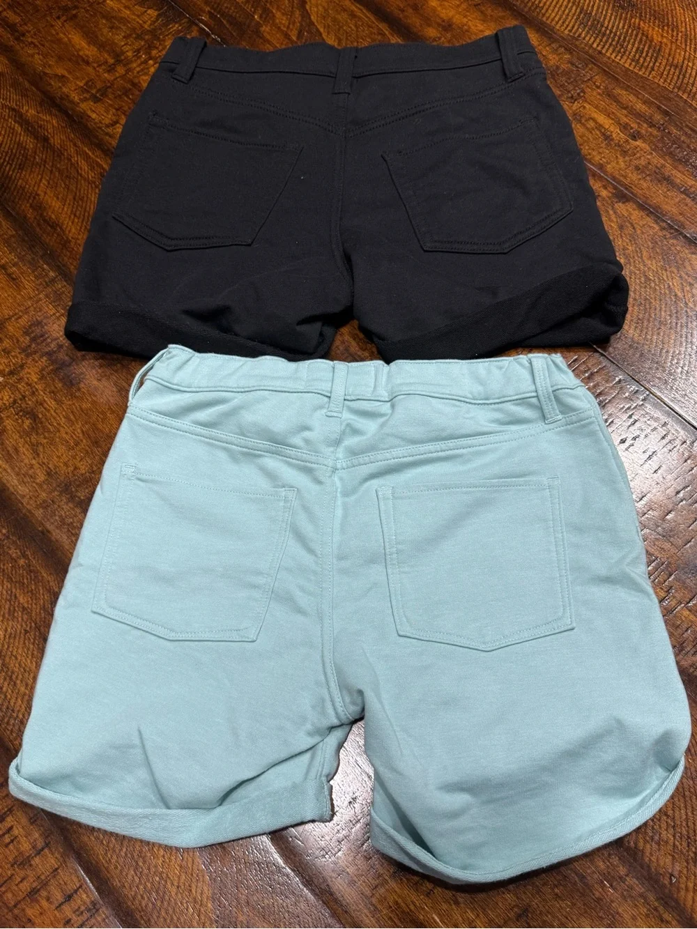 Old Navy Black and light blue Kids' Cotton Shorts - 2-Pack